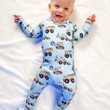 Knee-Grip Hanukkah Construction Convertible Footie