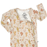 Knee-Grip Boho Cacti Convertible Footie