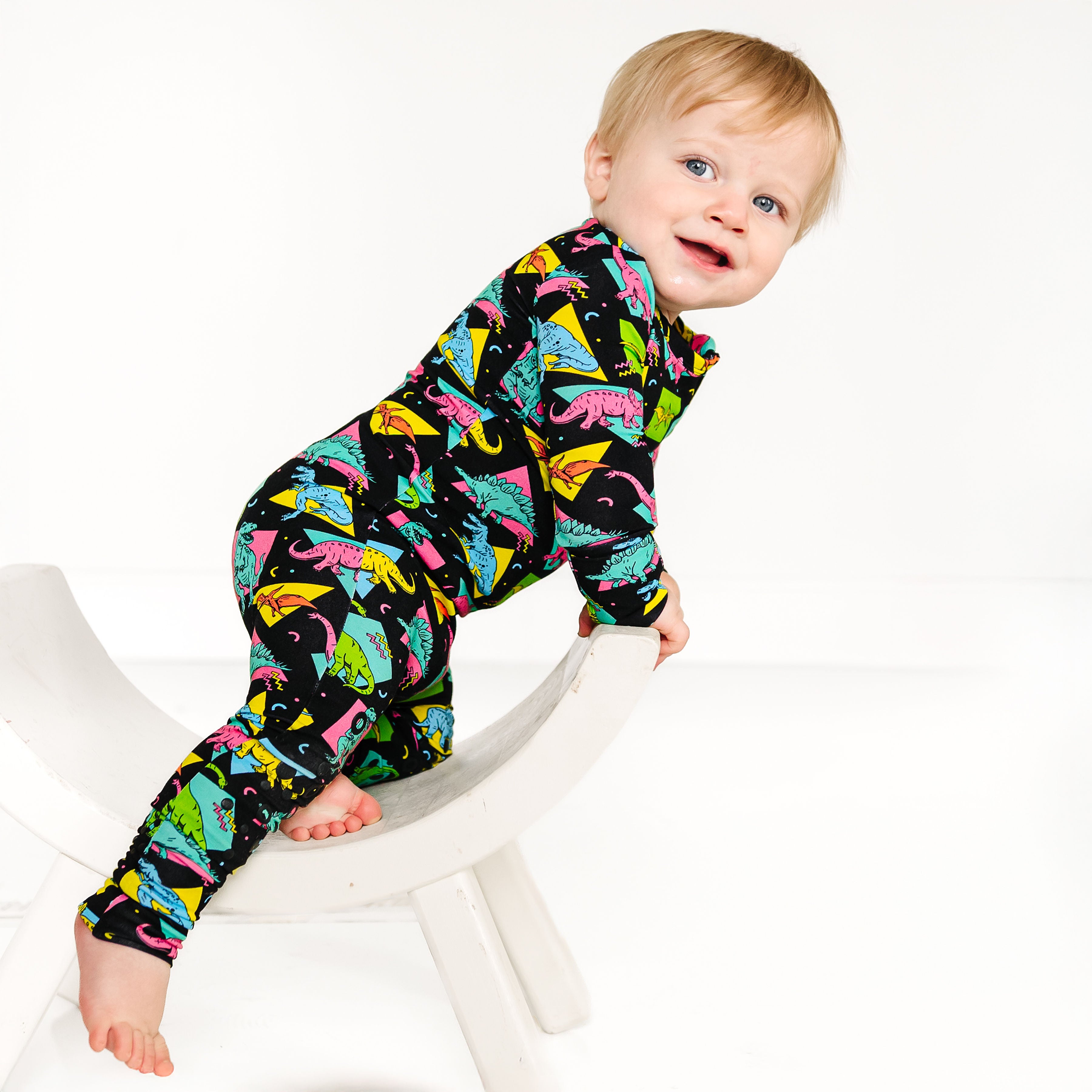Knee-Grip Jurassic Jam Convertible Footie