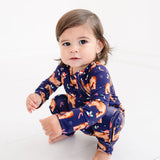 Highland Cow Holiday Convertible Footie