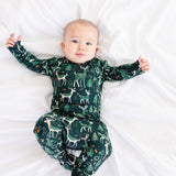 Knee-Grip Enchanted Forest Convertible Footie