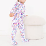 Knee-Grip Unicorn Wishes Convertible Footie