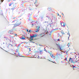 Knee-Grip Unicorn Wishes Convertible Footie