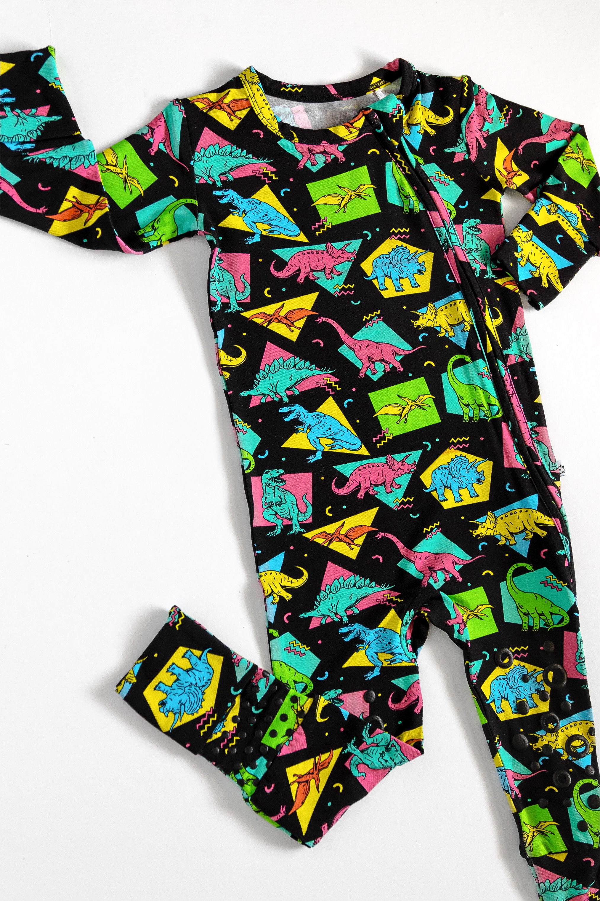 Knee-Grip Jurassic Jam Convertible Footie