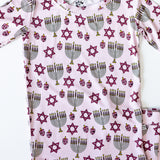 Pink Dreidel Two-Piece PJs