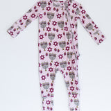 Pink Dreidel Convertible Footie