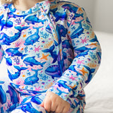 Ocean Slumber Convertible Footie