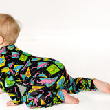 Knee-Grip Jurassic Jam Convertible Footie