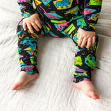 Knee-Grip Jurassic Jam Convertible Footie