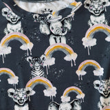 Rainbow Safari Two-Piece PJs